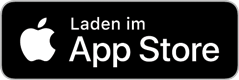 Apple App Store Badge Deutsch Schwarz