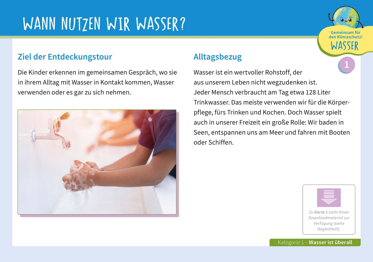 Gemeinsam für den Klimaschutz! Wasser